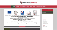 Desktop Screenshot of consorzionoesis.org