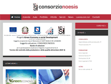 Tablet Screenshot of consorzionoesis.org